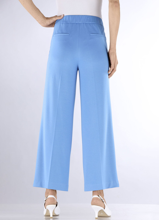 Hosen mit Knopf- und Reißverschluss - Knöchellange Hose mit weitem Bein , in Größe 018 bis 052, in Farbe ROT Ansicht 6