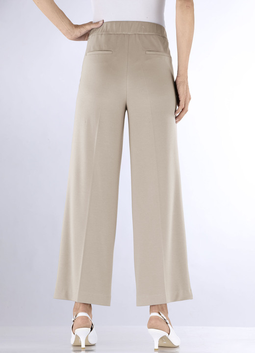 Hosen mit Knopf- und Reißverschluss - Knöchellange Hose mit weitem Bein , in Größe 018 bis 052, in Farbe ROT Ansicht 10