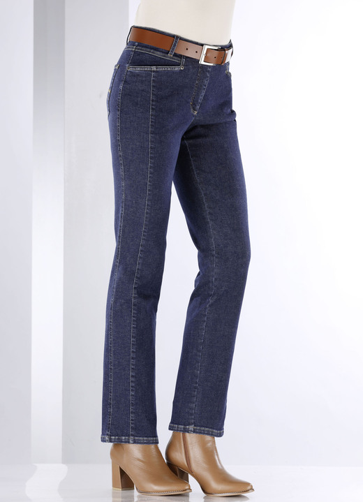 Jeans - Jeans in 4-Pocket-Form Ansicht 7 Jeans - Jeans in 4-Pocket-Form, in Größe 018 bis 052, in Farbe SCHWARZ Ansicht 7