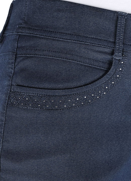 Cosma - Hose in Denim-Optik Ansicht 9 Cosma - Hose in Denim-Optik, in Größe 017 bis 052, in Farbe JEANSBLAU Ansicht 9