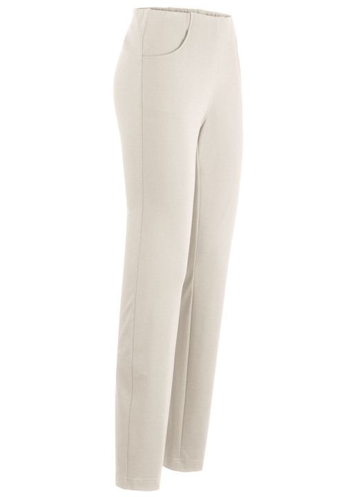 Hosen in Schlupfform - Hose mit angeschnittenem Bund, in Größe 018 bis 052, in Farbe BEIGE Ansicht 1