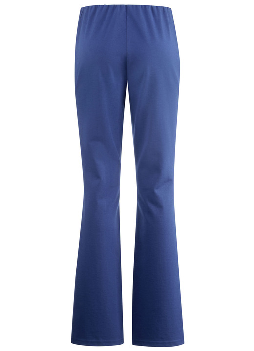 Hosen in Schlupfform - Jerseyhose mit ausgestellter Fußweite, in Größe 018 bis 054, in Farbe ROYALBLAU Ansicht 2