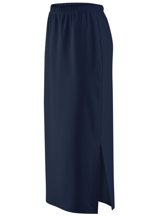 Uni - Rock in schmaler Schnittführung, in Größe 018 bis 052, in Farbe SCHWARZ Ansicht 8