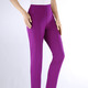 Hosen in Schlupfform - Knöchellange Hose mit angeschnittenem Bund – Farbe FUCHSIA – Ansicht 3 Hosen in Schlupfform - Knöchellange Hose mit angeschnittenem Bund, in Größe 018 bis 052, in Farbe BEIGE – Farbe FUCHSIA – Ansicht 3