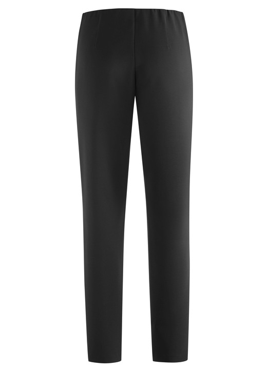 Hosen in Schlupfform - Knöchellange Hose mit angeschnittenem Bund, in Größe 018 bis 052, in Farbe SCHWARZ Ansicht 2