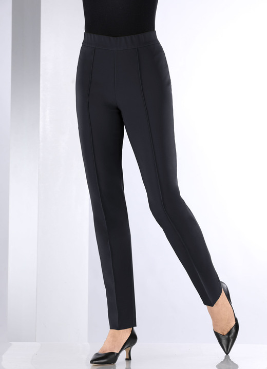 Hosen in Schlupfform - Hose mit schmaler Fußweite, in Größe 018 bis 052, in Farbe MARINE Ansicht 9