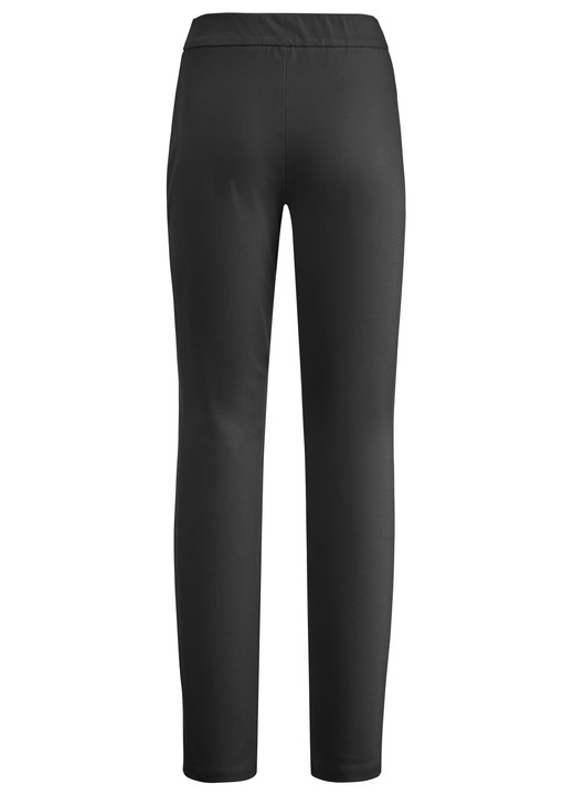 Hosen in Schlupfform - Hose mit abgesteppten Teilungsnähten, in Größe 018 bis 052, in Farbe GELB Ansicht 14