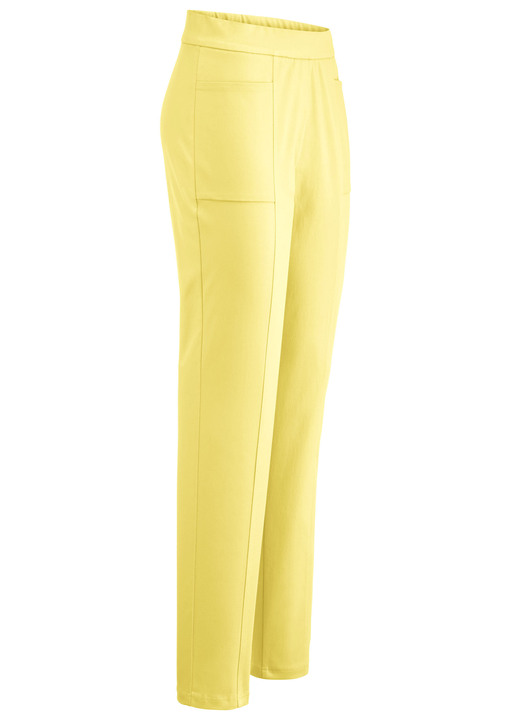 Hosen in Schlupfform - Hose mit abgesteppten Teilungsnähten, in Größe 018 bis 052, in Farbe MINT Ansicht 16