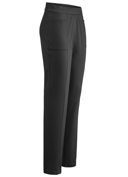 Hosen in Schlupfform - Hose mit abgesteppten Teilungsnähten, in Größe 018 bis 052, in Farbe LAVENDEL Ansicht 10