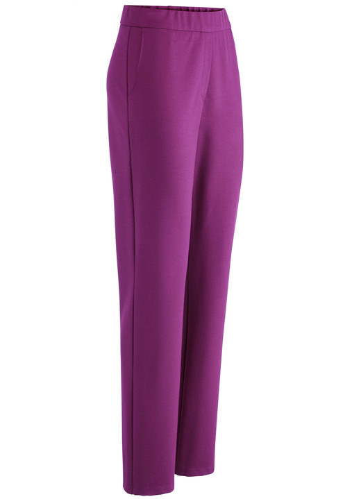 Hosen in Schlupfform - Hose in bequemer Schlupfform, in Größe 018 bis 052, in Farbe FUCHSIA Ansicht 1