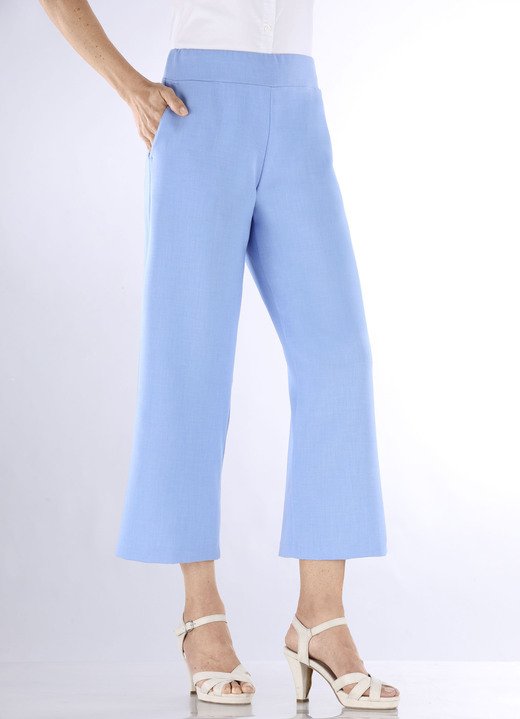 Hosen in Schlupfform - Hose in modisch verkürzter Länge Ansicht 6 Hosen in Schlupfform - Hose in modisch verkürzter Länge, in Größe 018 bis 052, in Farbe GRÜN MELANGE Ansicht 6