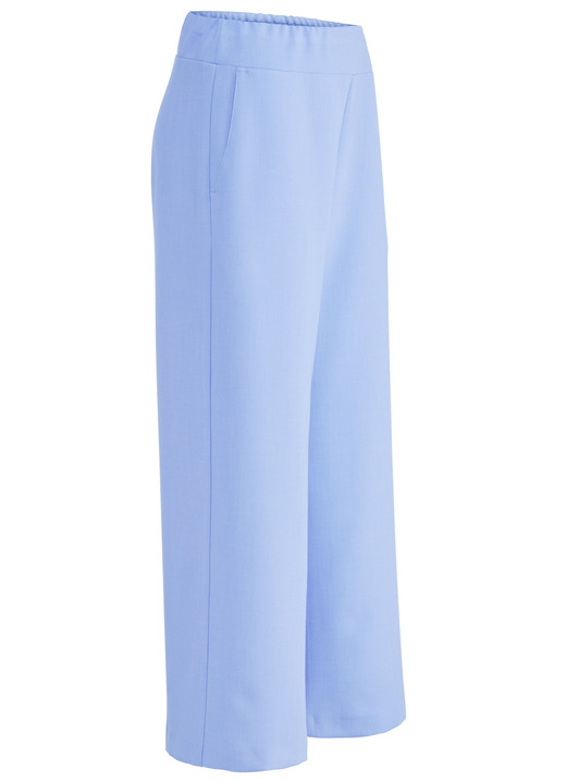 Damenmode - Hose in modisch verkürzter Länge, in Größe 018 bis 052, in Farbe HELLBLAU MELANGE Ansicht 1