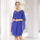 Basics - Kleid in angesagter Two-in-One-Optik – Farbe ROYALBLAU – Ansicht 1 Basics - Kleid in angesagter Two-in-One-Optik, in Größe 036 bis 052, in Farbe ROYALBLAU – Farbe ROYALBLAU – Ansicht 1