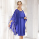 Basics - Kleid in angesagter Two-in-One-Optik – Farbe ROYALBLAU – Ansicht 2 Basics - Kleid in angesagter Two-in-One-Optik, in Größe 036 bis 052, in Farbe ROYALBLAU – Farbe ROYALBLAU – Ansicht 2