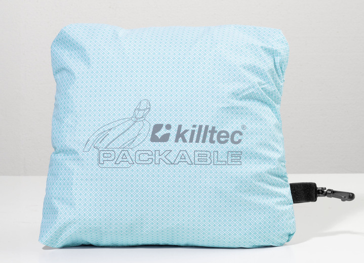 Kurz - Funktionsjacke mit fester Kapuze Ansicht 3 Kurz - Funktionsjacke mit fester Kapuze, in Größe 034 bis 050, in Farbe BALIBLAU-WEISS Ansicht 3