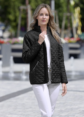 Funktionsjacke mit interessantem Stepp