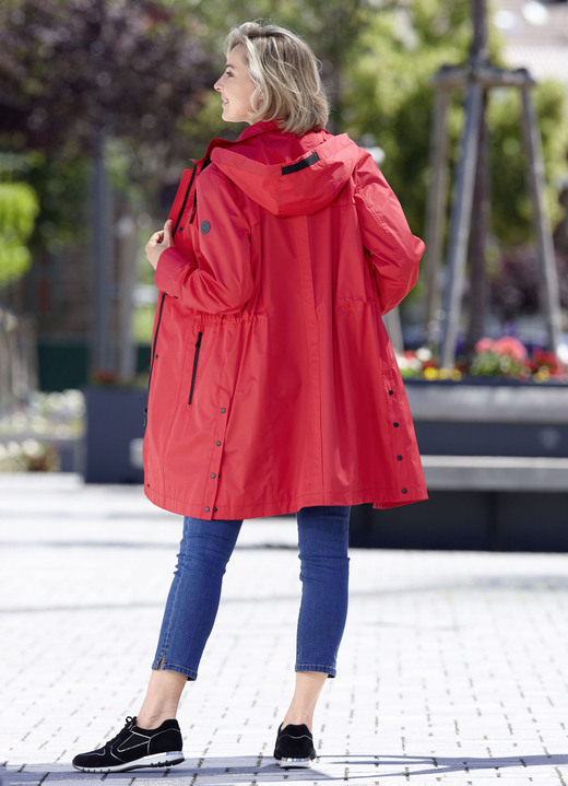 Lang - Funktions-Kurzmantel mit abnehmbarer Kapuze, in Größe 036 bis 054, in Farbe SCHWARZ Ansicht 4