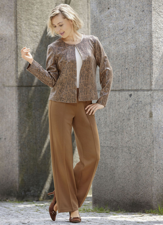 Hosen in Schlupfform - Hose in modischer Weite, in Größe 018 bis 052, in Farbe GRÜN Ansicht 13