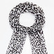 - Schal mit Fantasiedessin, in Farbe SCHWARZ-NATURWEISS – Farbe SCHWARZ-NATURWEISS – Ansicht 1