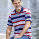 Shirts - Poloshirt mit Brusttasche, in Größe 046 bis 062, in Farbe HELLBLAU-MARINE-WEISS-ROT – Farbe HELLBLAU-MARINE-WEISS-ROT – Ansicht 2