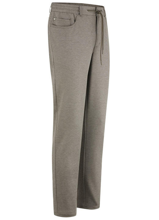 Hosen - Superstretch-Hose mit Gummibund in 3 Farben, in Größe 024 bis 062, in Farbe SCHWARZ Ansicht 5