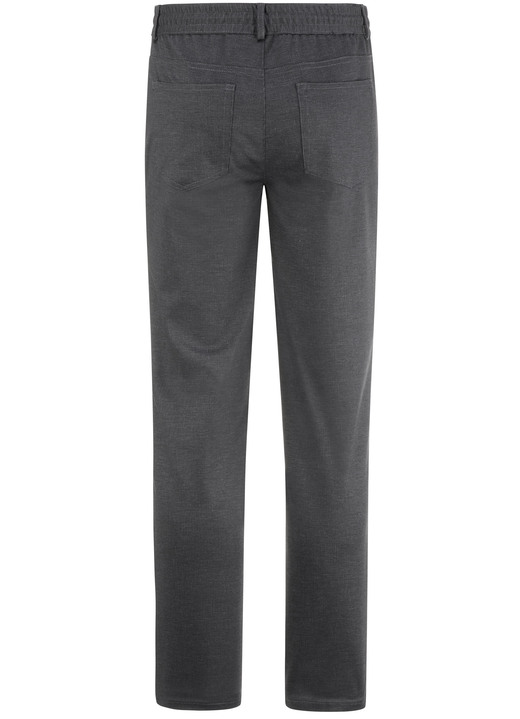 Hosen - Superstretch-Hose mit Gummibund in 3 Farben, in Größe 024 bis 062, in Farbe SCHLAMM MELIERT Ansicht 6