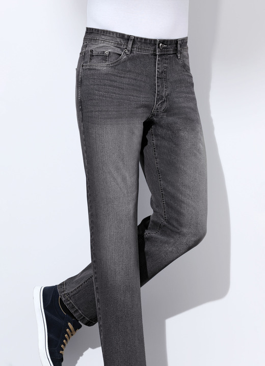 Jeans - Erstklassige Jeans in 3 Farben, in Größe 024 bis 062, in Farbe HELLJEANS Ansicht 4