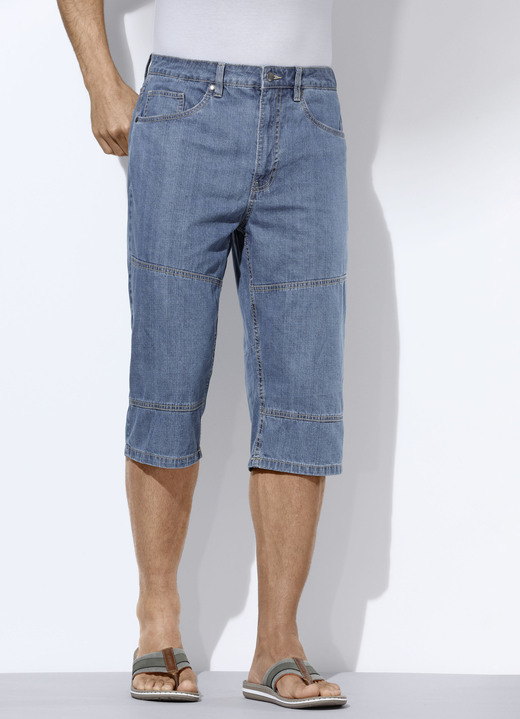 Shorts & Bermudas - Luftige Long-Bermudas in 2 Farben Shorts & Bermudas - Luftige Long-Bermudas in 2 Farben, in Größe 046 bis 064, in Farbe JEANSBLAU
