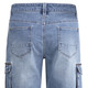 Shorts & Bermudas - Jeans-Bermudas mit Cargotaschen, in Größe 048 bis 060, in Farbe JEANSBLAU – Farbe JEANSBLAU – Ansicht 3