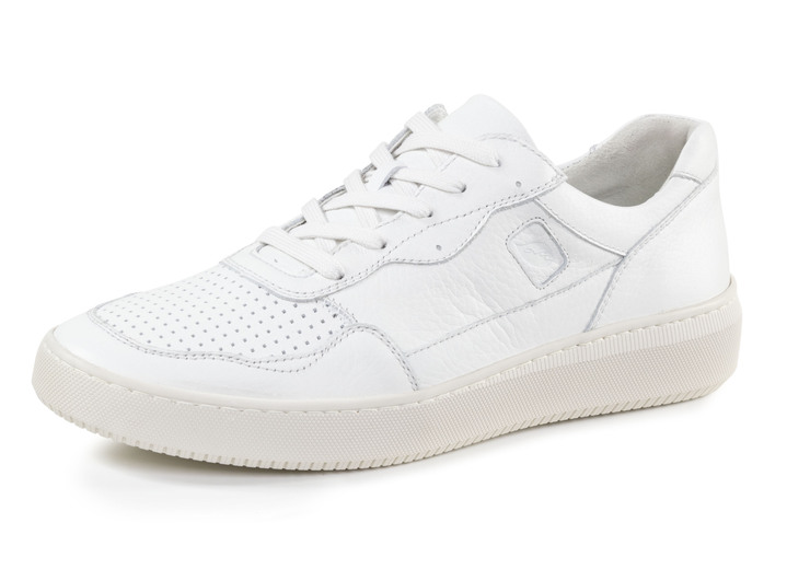 Slipper & Schnürschuhe - Waldläufer Schnürschuh aus genarbtem Nappaleder, in Größe 10 bis 9 1/2, in Farbe SCHWARZ Ansicht 4