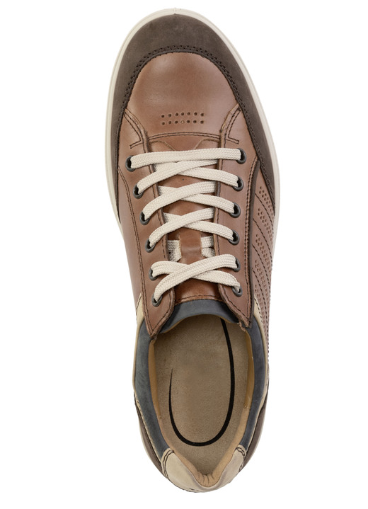 Schuhe - GINO Galante Sneaker mit Kontrast-Besätzen und Zierlochung, in Größe 040 bis 047, in Farbe BLAU Ansicht 9