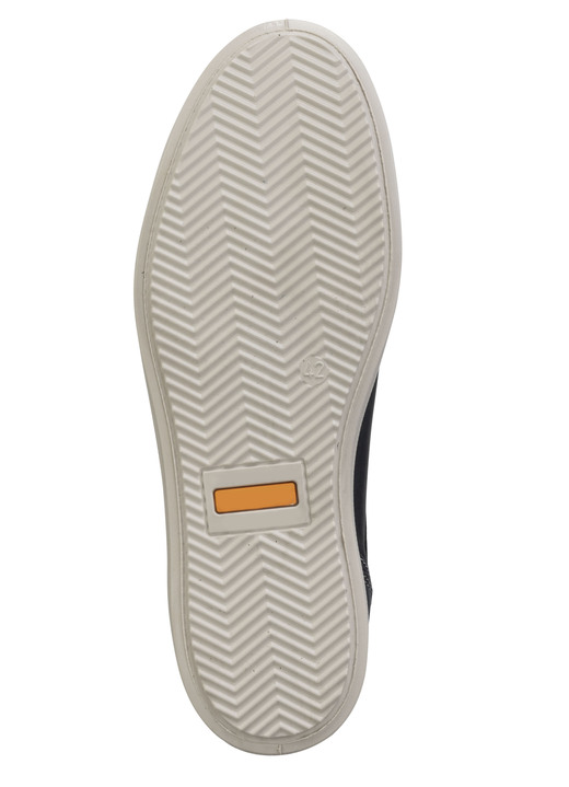 Schuhe - GINO Galante Sneaker mit Kontrast-Besätzen und Zierlochung, in Größe 040 bis 047, in Farbe BLAU Ansicht 3