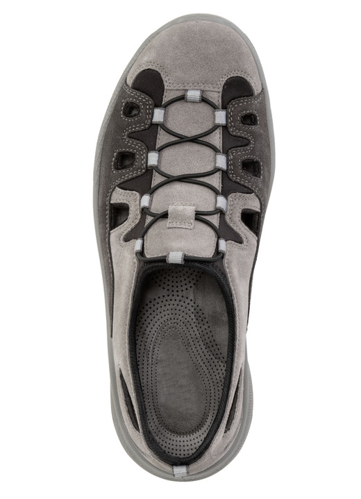 Slipper & Schnürschuhe - GINO GALANTE Slipper mit elastischer Zierschnürung, in Größe 040 bis 047, in Farbe BLAU Ansicht 5