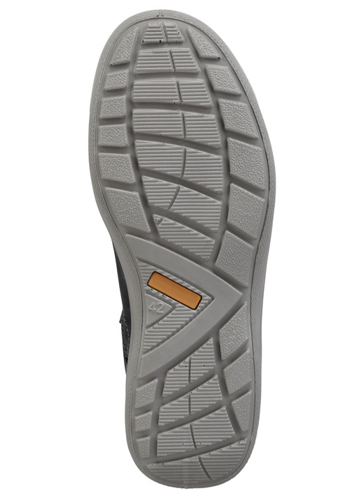 Slipper & Schnürschuhe - GINO GALANTE Schnürschuh aus bestem Rind-Nubukleder, in Größe 040 bis 050, in Farbe MARINE Ansicht 3