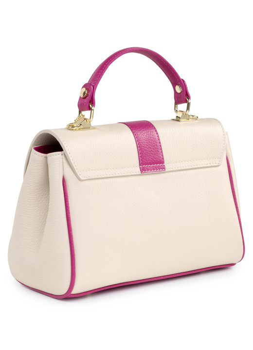 Taschen - Laurina Tasche aus genarbtem Kalb-Nappaleder, in Farbe BEIGE-PINK Ansicht 2