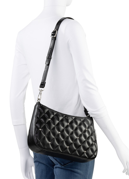 Taschen - Laurina Tasche mit angesagter Steppung und Ziernieten, in Farbe WEISS Ansicht 6