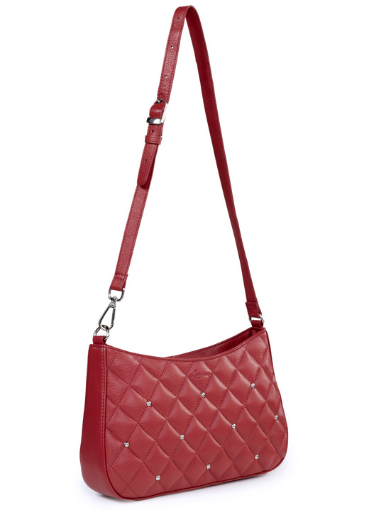 Taschen - Laurina Tasche mit angesagter Steppung und Ziernieten, in Farbe WEISS Ansicht 7