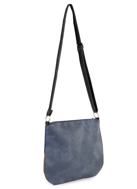 Taschen - Tasche aus weichem Synthetikmaterial, in Farbe JEANS-BUNT Ansicht 2