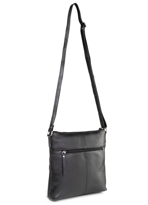 Taschen - Laurina Tasche aus Vollrind-Nappaleder, in Farbe SCHWARZ Ansicht 2