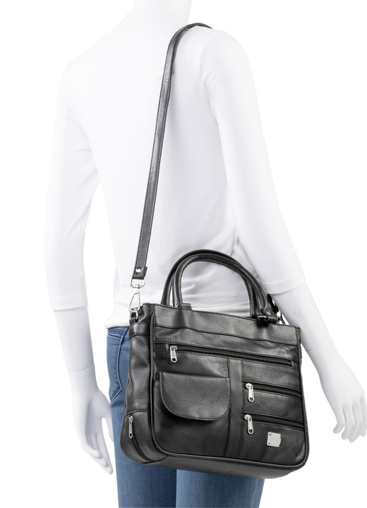 Taschen - Laurina, Damen, Tasche, mit abnehmbarer, verstellbarer Umhängeriemen, in Farbe SCHWARZ Ansicht 3