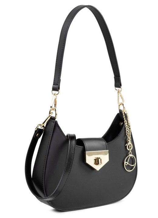 Taschen - Laurina Tasche aus Kalb-Nappaleder, in Farbe SCHWARZ Ansicht 1