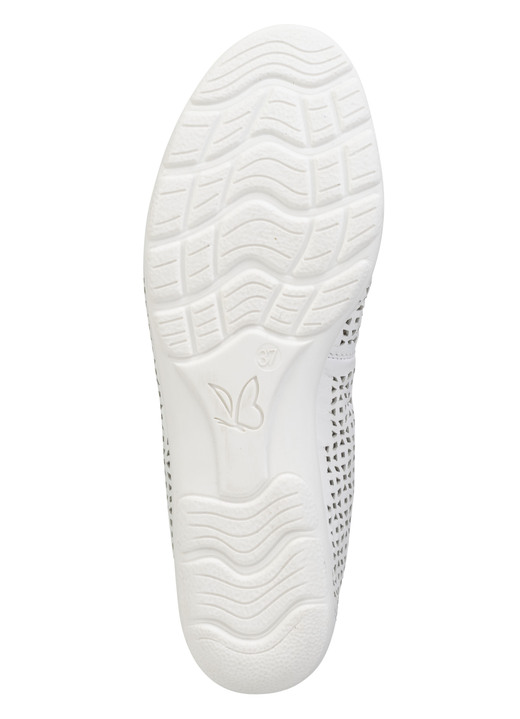 Pumps & Ballerina - Caprice, sommerliche Damen-Ballerinas, Weite G, mit Gummizug, in Größe 036 bis 042, in Farbe MATTGOLD Ansicht 4