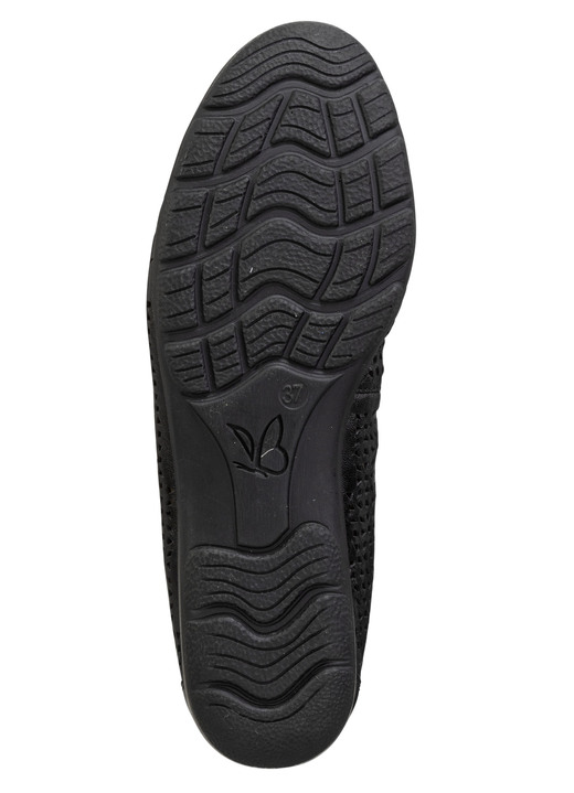 Pumps & Ballerina - Caprice, sommerliche Damen-Ballerinas, Weite G, mit Gummizug, in Größe 036 bis 042, in Farbe MATTGOLD Ansicht 7