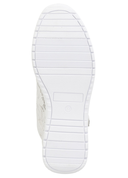 Stiefel & Stiefeletten - ELENA EDEN, schicke Damen-Boots, Weite G, mit herausnehmbarem Fußbett, in Größe 036 bis 042, in Farbe WEISS Ansicht 3