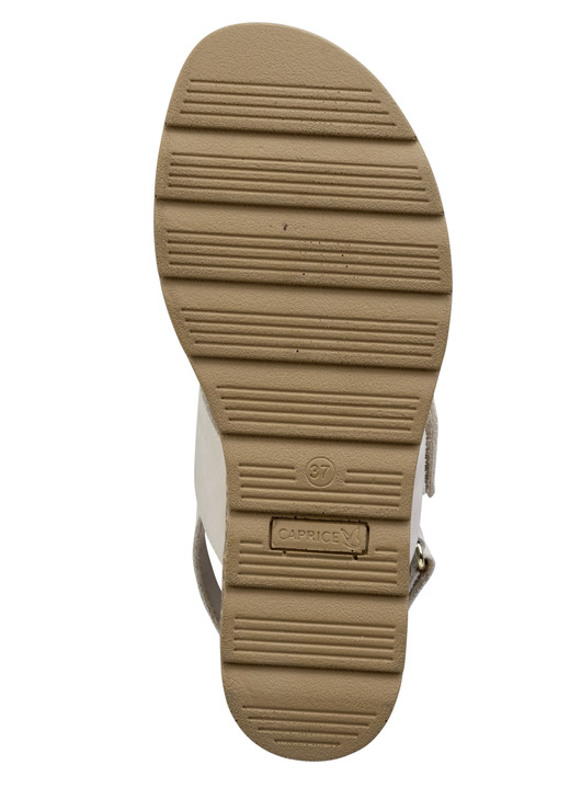 Sandaletten & Pantoletten - ELENA EDEN Sandalette aus feinem Nubukleder, in Größe 036 bis 042, in Farbe ECRU Ansicht 3