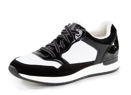 ELENA EDEN Sneaker aus Nappa-und Veloursleder