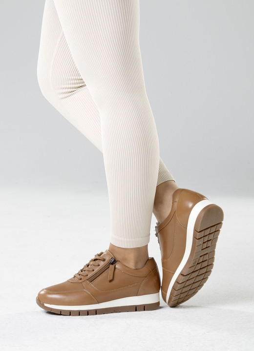 Slipper & Schnürschuhe - ELENA EDEN, sportliche Damen-Sneaker, Weite H, mit herausnehmbarem Fußbett, in Größe 036 bis 042, in Farbe WEISS Ansicht 12