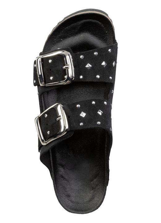 Sandaletten & Pantoletten - ELENA EDEN Pantolette mit angesagtem Nietenbesatz Ansicht 8 Sandaletten & Pantoletten - ELENA EDEN Pantolette mit angesagtem Nietenbesatz, in Größe 036 bis 042, in Farbe BEIGE Ansicht 8