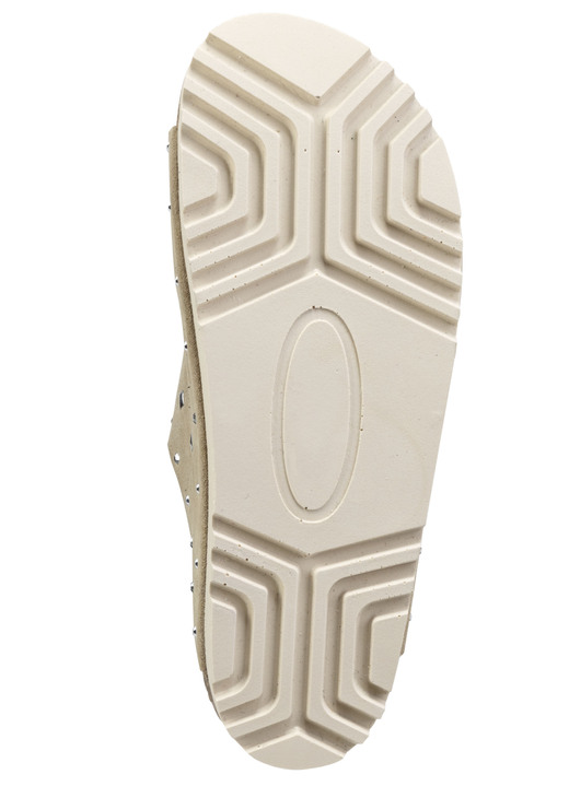 Sandaletten & Pantoletten - ELENA EDEN Pantolette mit angesagtem Nietenbesatz Ansicht 3 Sandaletten & Pantoletten - ELENA EDEN Pantolette mit angesagtem Nietenbesatz, in Größe 036 bis 042, in Farbe BEIGE Ansicht 3