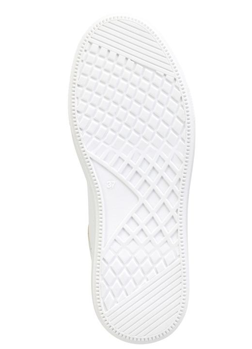 - ELENA EDEN Sneaker mit niedlichen Herzchen besetzt, in Größe 035 bis 041, in Farbe WEISS-BUNT Ansicht 3